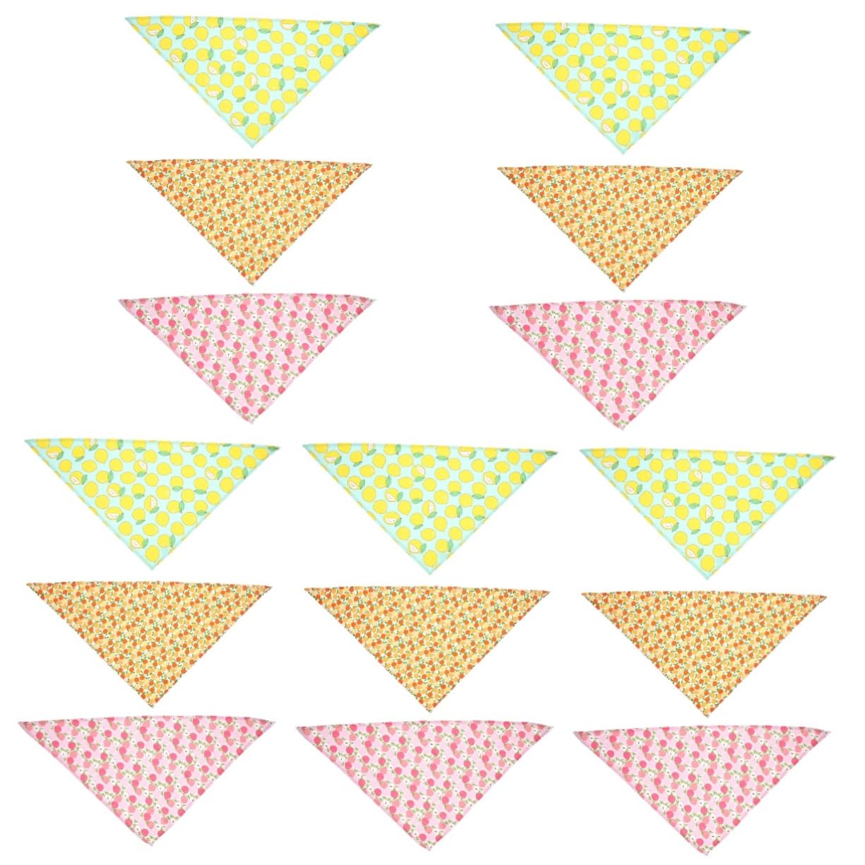 INOOMP 15pièces Bandanas Décoratifs pour Chiens Écharpes Résistantes pour Animaux De Compagnie Accessoires Et pour Et Sorties