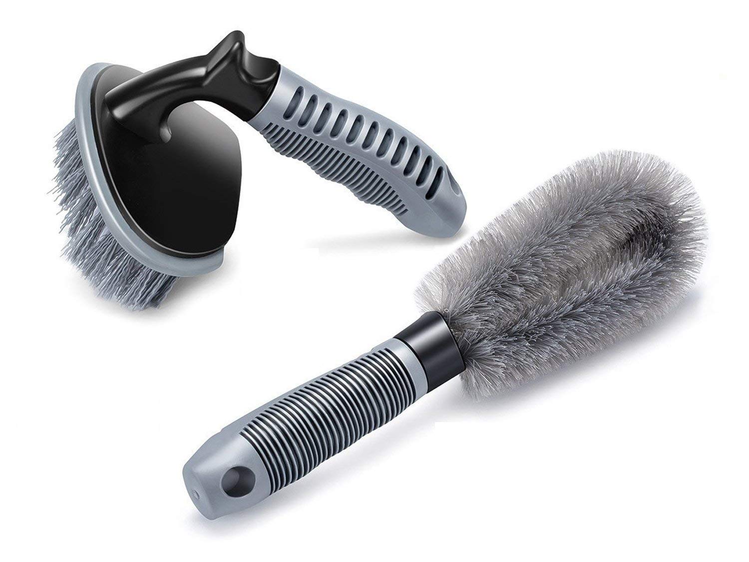 DHANVINE Combo of 1 Tyre Brush and 1 Alloy Brush Compatible with Hyundai Santro Xing-image-13