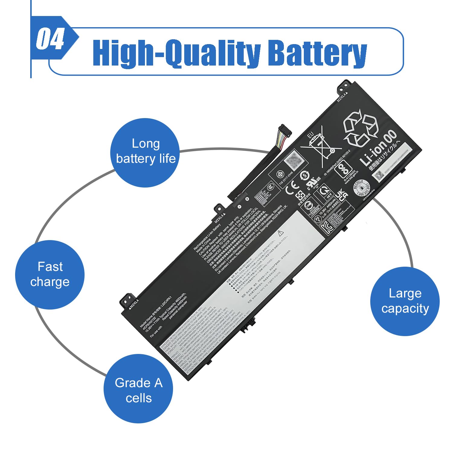 Amazon.com: Dentsing L22C4PA1 Laptop Battery 71Wh Replacement for