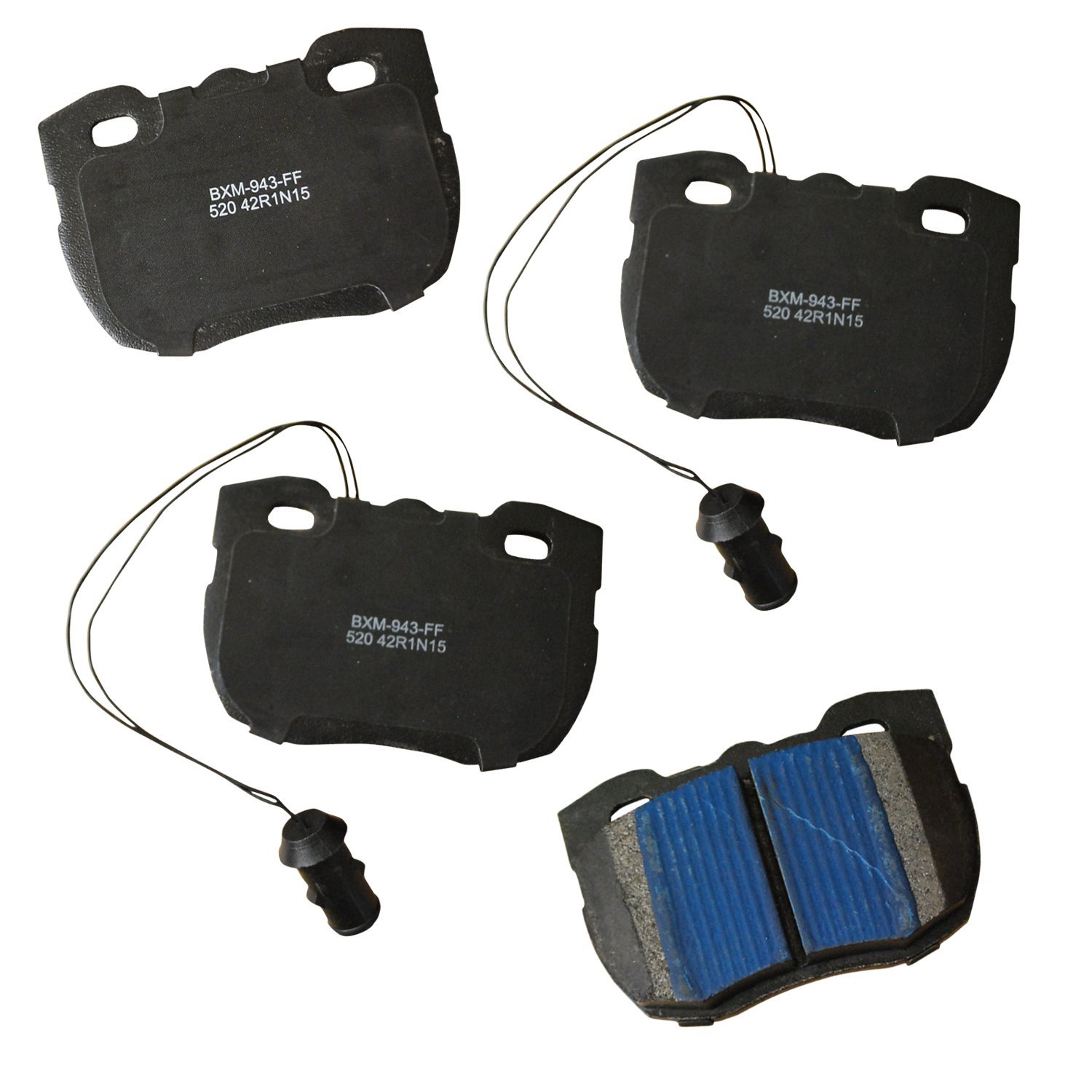 Bendix Premium SBM520 Semi-Metallic Front Brake Pads for Land Rover Discovery 1999-1994, Range Rover 1994-1990