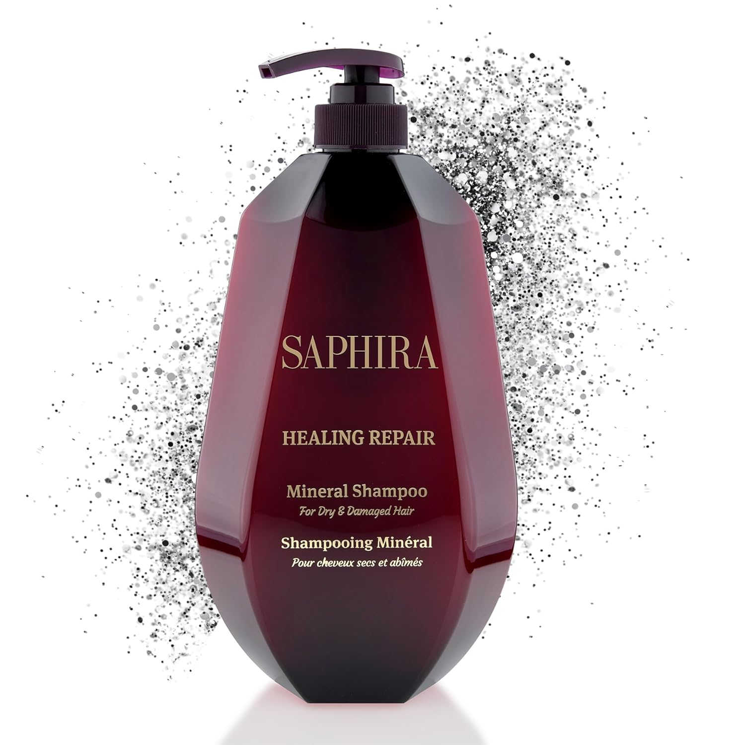 Saphira Healing Repair Shampoo with Dead Sea Minerals – Hydrating Shampoo for Dry & Damaged Hair
