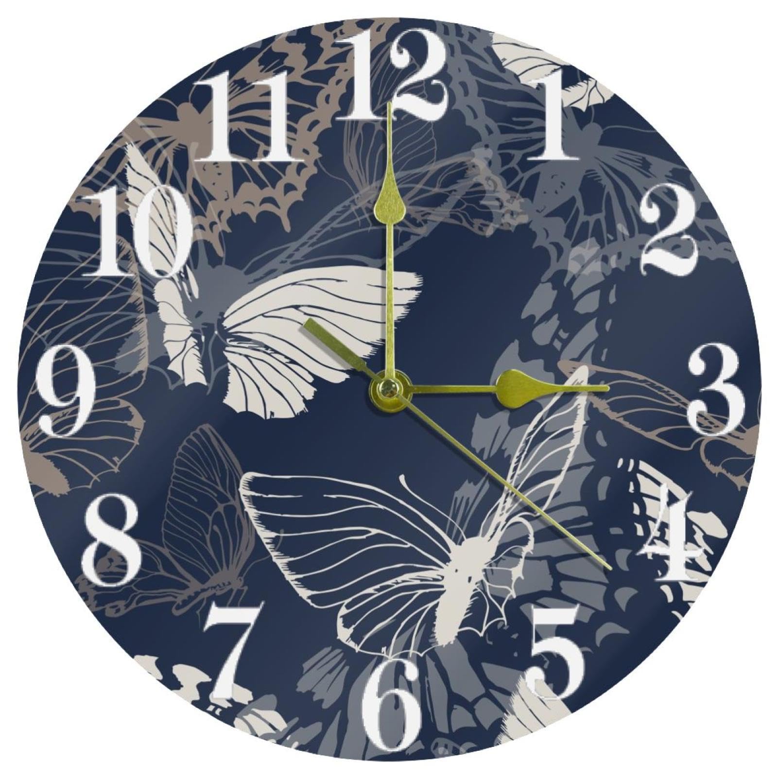 Horloge ronde à quartz pour une ambiance paisible et harmonieuse
