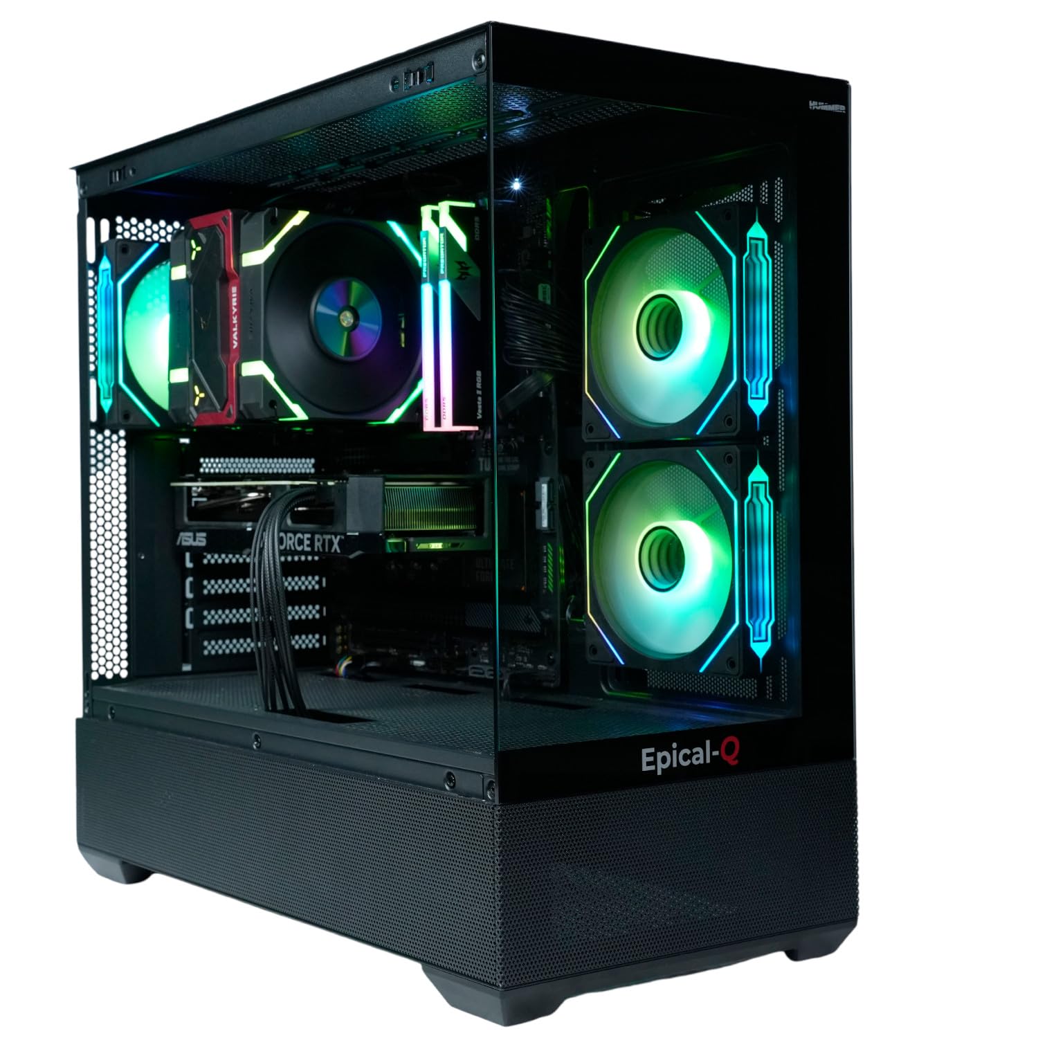 Epical-Q Ordenador sobremesa Gaming Auntenor AMD Ryzen 5 5600, 32GB, 1TB SSD NVME, RTX 3050 + Windows 11 Pro