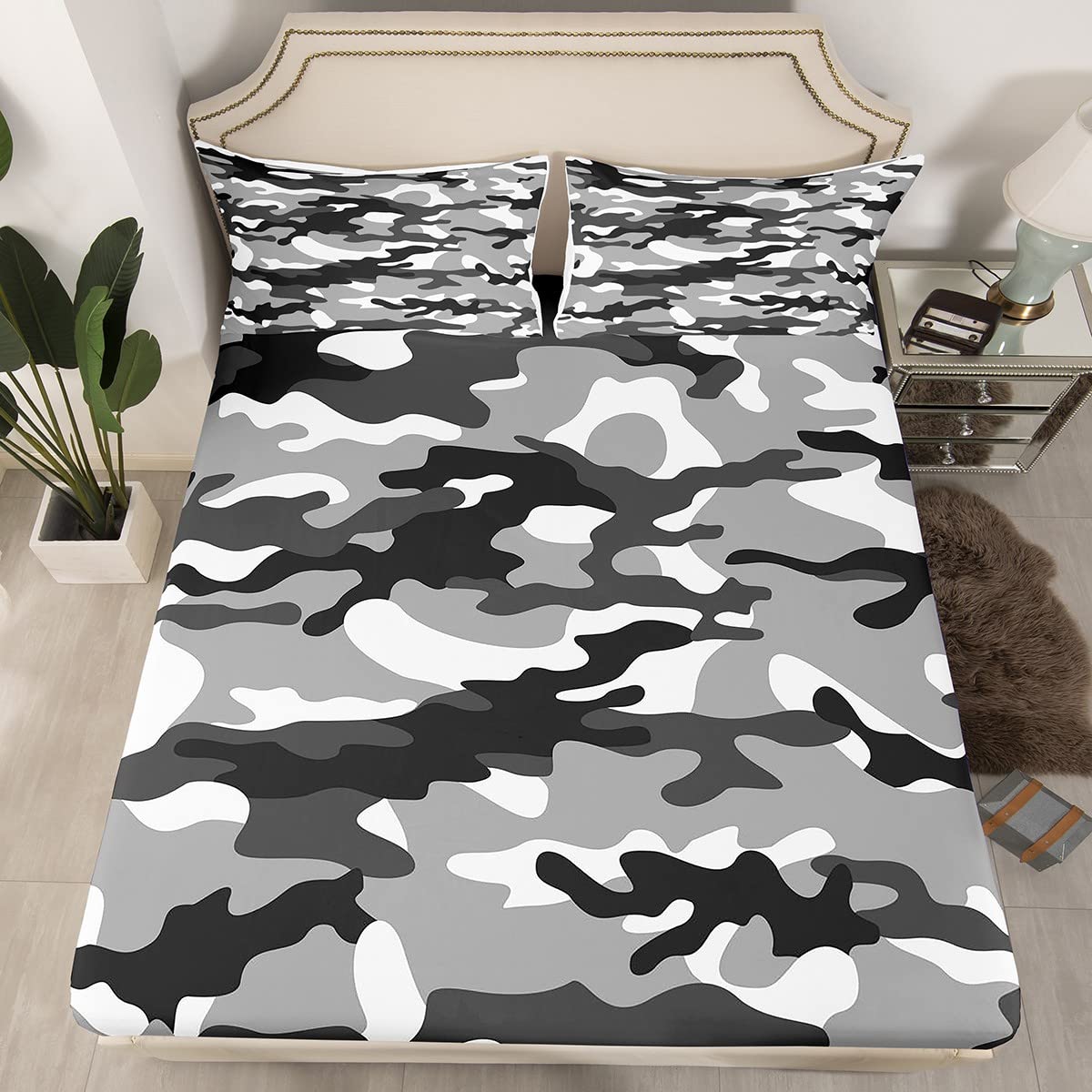 Boys Camouflage Sheets