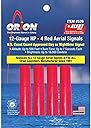 Orion Safety Areial Flare Refill, Red (4 Piece Pack)