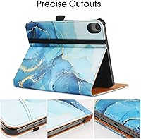 Vista 7 de Funda para iPad mini de 6ª generación 8.3 pulgadas 2021, funda inteligente protectora de cuero PU de primera calidad con soporte de folio, ángulos