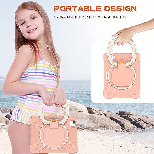 Vista 305 de Funda para iPad (A16) de 11 pulgadas 2025, Aslo para iPad 10 de 10.9 pulgadas 2022, funda resistente a prueba de golpes, soporte giratorio, soporte