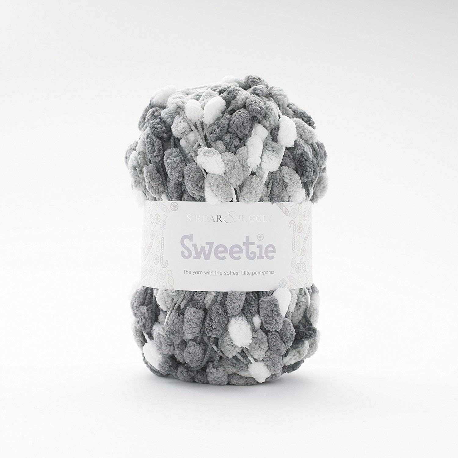 Sweetie Snuggly Liquorice Allsorts Pom Pom Yarn by Material Needs