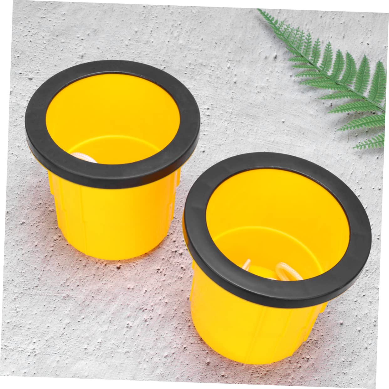 BCOATH 2Pcs Stilt Balance Trainer Non Slip Developmental Stilts for Enhancing Coordination Skills Sensory Play Equipment for Yellow