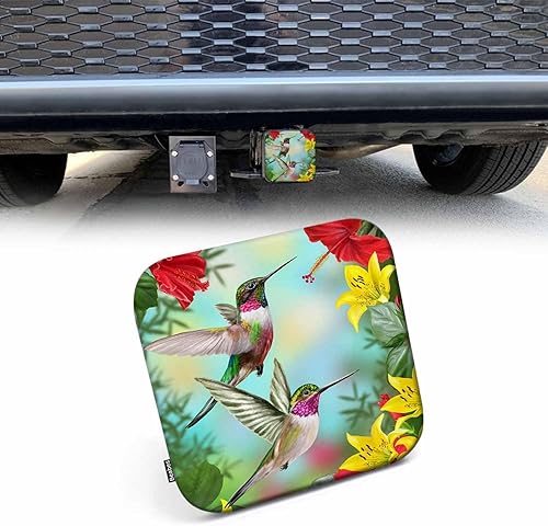 Vista 78 de Cubierta de enganche de receptor de 2 pulgadas, rosas, flores rojas, rosas, resistentes, cubiertas de enganche de receptor, cubierta de enchufe