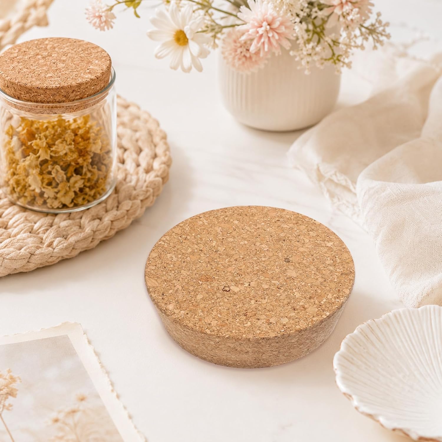 Large Cork Stoppers 4~4.6Inch Cork Bottle Stoppers Tapered Plugs