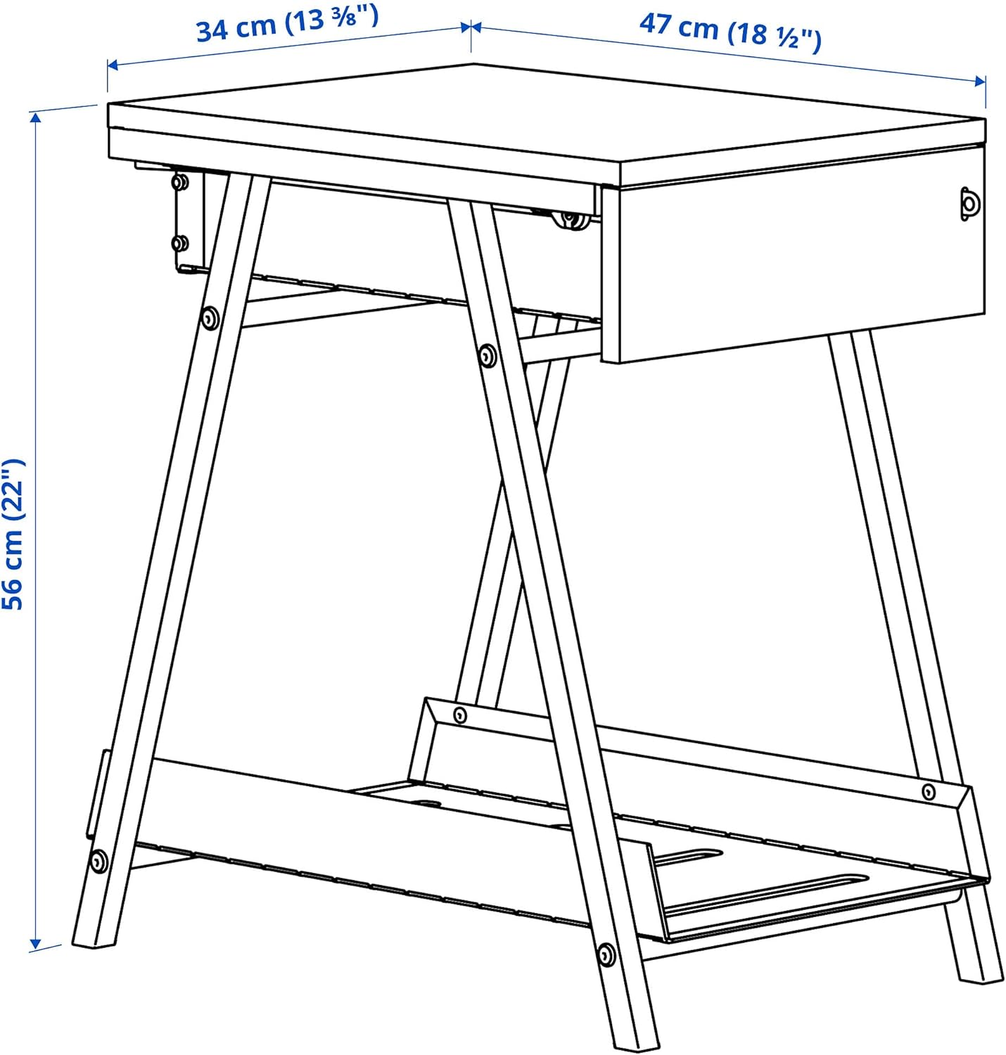 FLINTAN/TROTTEN Desk and storage combination, and swivel chair white/beige