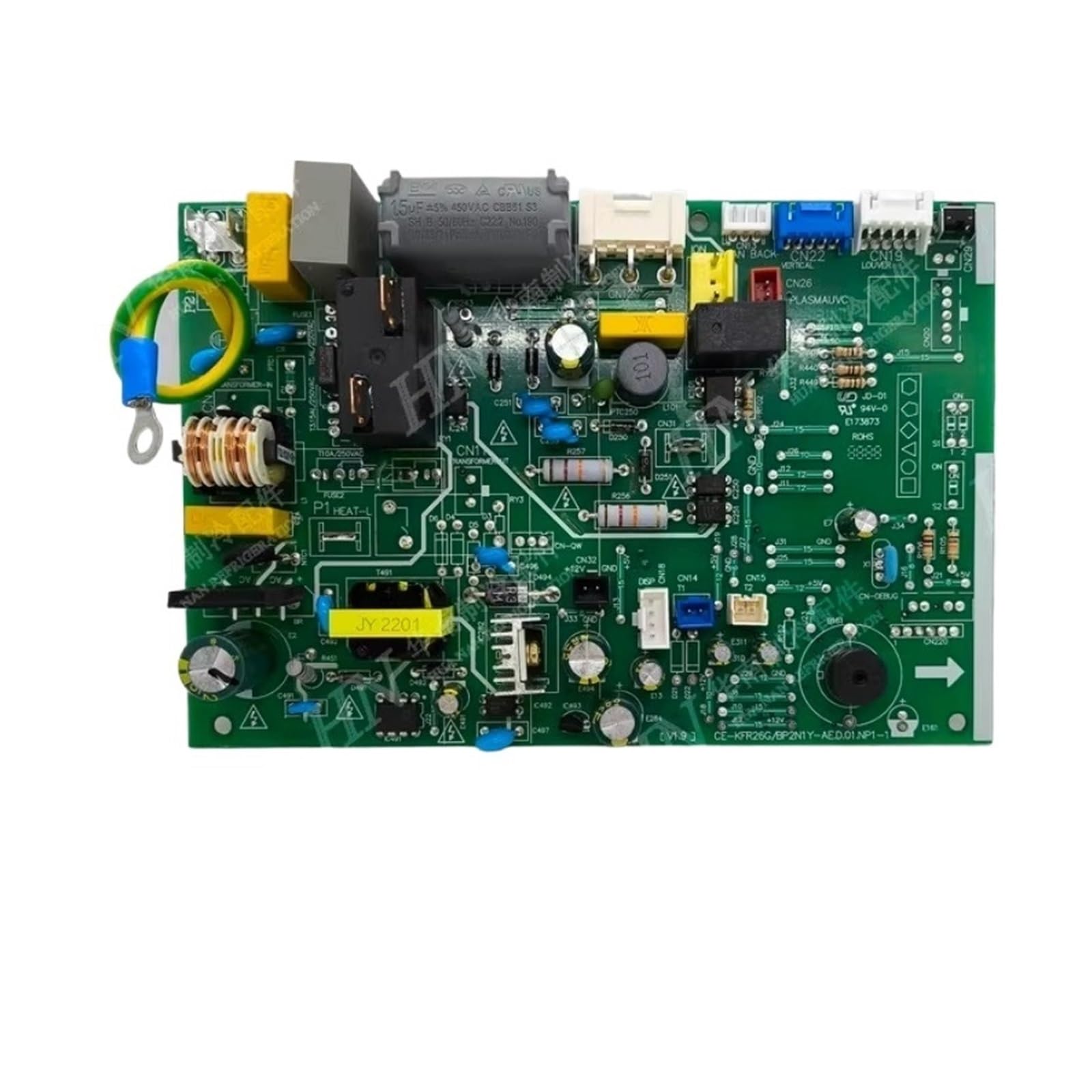 FKYMX Compatible For Luxor，Air Conditioning Control Board CE-KFR26G/BP2N1Y-AE 17122000016838(Green board)