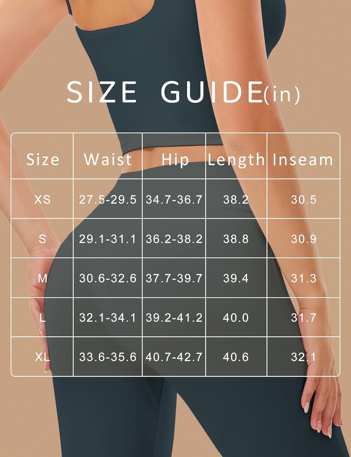 Flare Leggings for Women Buttery Soft Mid Waist Bell Bottoms No Front Seam Workout Gym Yoga Pants - Image 6