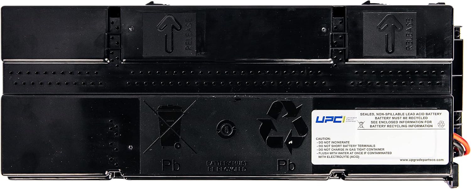 APCRBC155-UPC Replacement Battery for APC Smart-UPS | 48V Sealed Lead-Acid Backup Pack | Compatible with RBC155, SRT1000RMXLA, SRT1000RMXLI, SRT1500RMXLA and SRT1000XLA - Made in USA, UPC