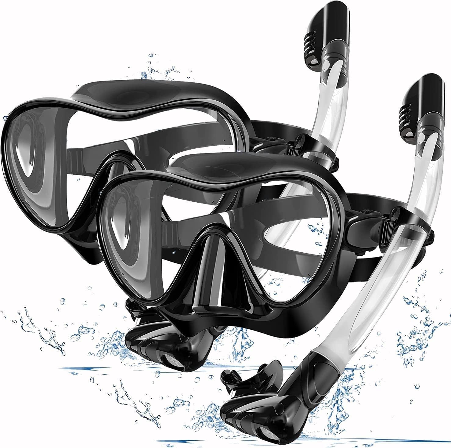 Bairuifu Snorkel Mask Set for Adults