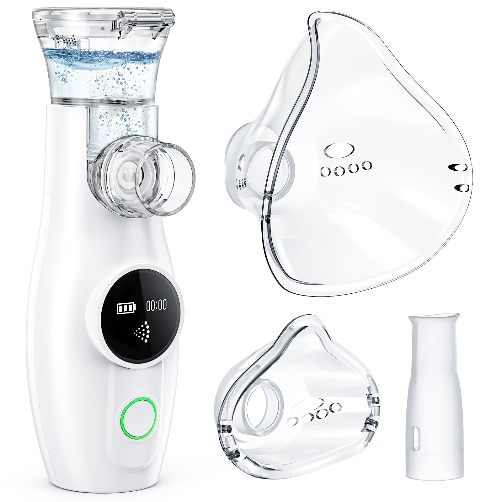 Aerosoles Nebulizador Recargable Portátil Inhalador para Adultos y Niños