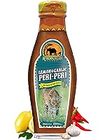 Vista 1 de African Dream Foods - Salsa picante Peri-Peri de limón y ajo Salsa picante totalmente natural Botella de 5 onzas líquidas