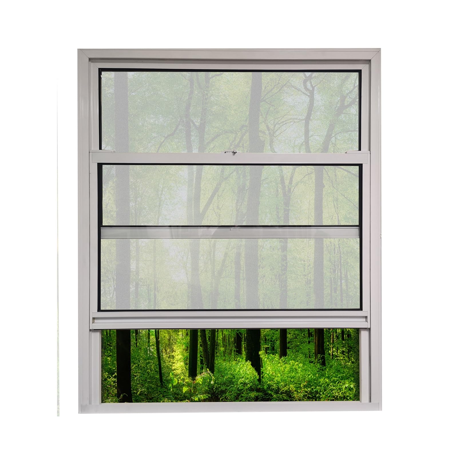 Finestra del Capannone, Finestra Scorrevole su E Giù per Il Servizio Ristorazione in Lega Alluminio, Finestra Scorrevole in Vetro Temperato Cucina,(Taglia:80x140cm)