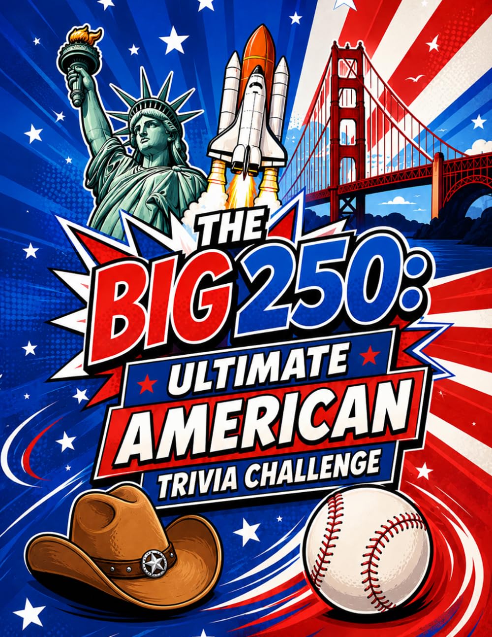 The Big 250 Ultimate American Trivia Challenge: 250 Fun Questions About U.S. History, Presidents, States, Landmarks, Culture, and Surprising Facts