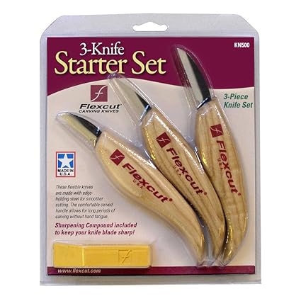 Flexcut Tool Co 3 Knife Carving Set
