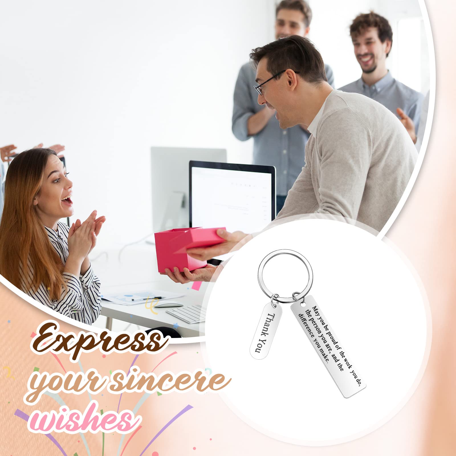 Yinkin 150 Pcs Employee Appreciation Thank You Gifts Bulk Thanks ...