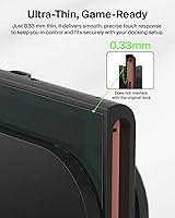 Vista 6 de Belkin TemperedGlass - Protector de pantalla para Nintendo Switch 2 con filtro de luz azul, dureza 9H, delgado, resistente a los arañazos, incluye