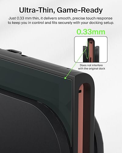 Miniatura 6 de Belkin TemperedGlass - Protector de pantalla para Nintendo Switch 2 con filtro de luz azul, dureza 9H, delgado, resistente a los arañazos, incluye