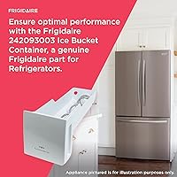 Vista 4 de Frigidaire 242093003 Ice Bucket Container for Refrigerators, White