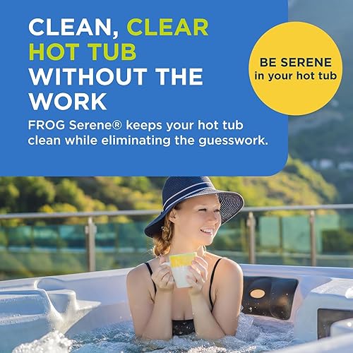Miniatura 2 de FROG Serene - Kit de cartucho mineral y bromo de repuesto para uso con el sistema de desinfectante flotante FROG Serene Hot Tub - Prellenado para un