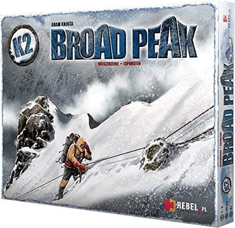 K2: Broad Peak – A Board Game Expansion by Rebel 1-5 Players – Board Games for Family 30-60 Minutes of Gameplay – Games for Family Game Night – for Kids and Adults Ages 8+ - English Version