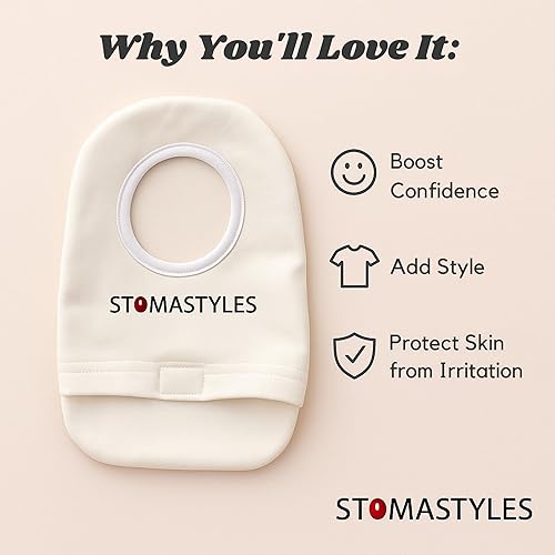 Miniatura 4 de Stop Looking at My Bum Stoma Bag Pouch  Divertida funda de ostomía para colostomía, ileostomía y urostomía  Suave y elástica para mayor comodidad,