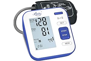 LOVIA Blood Pressure Arm Monitoring - Home Use & Pulse Rate Monitoring Meter 