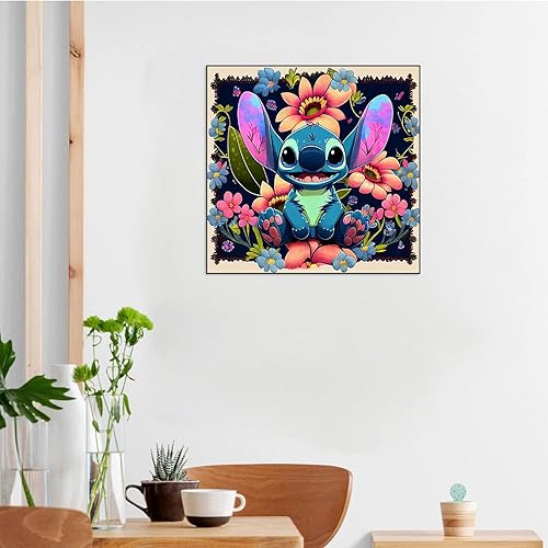 Miniatura 3 de Kits de punto de cruz estampados, kits de punto de cruz para principiantes y adultos, dimensiones impresas, patrón de dibujos animados, kit de