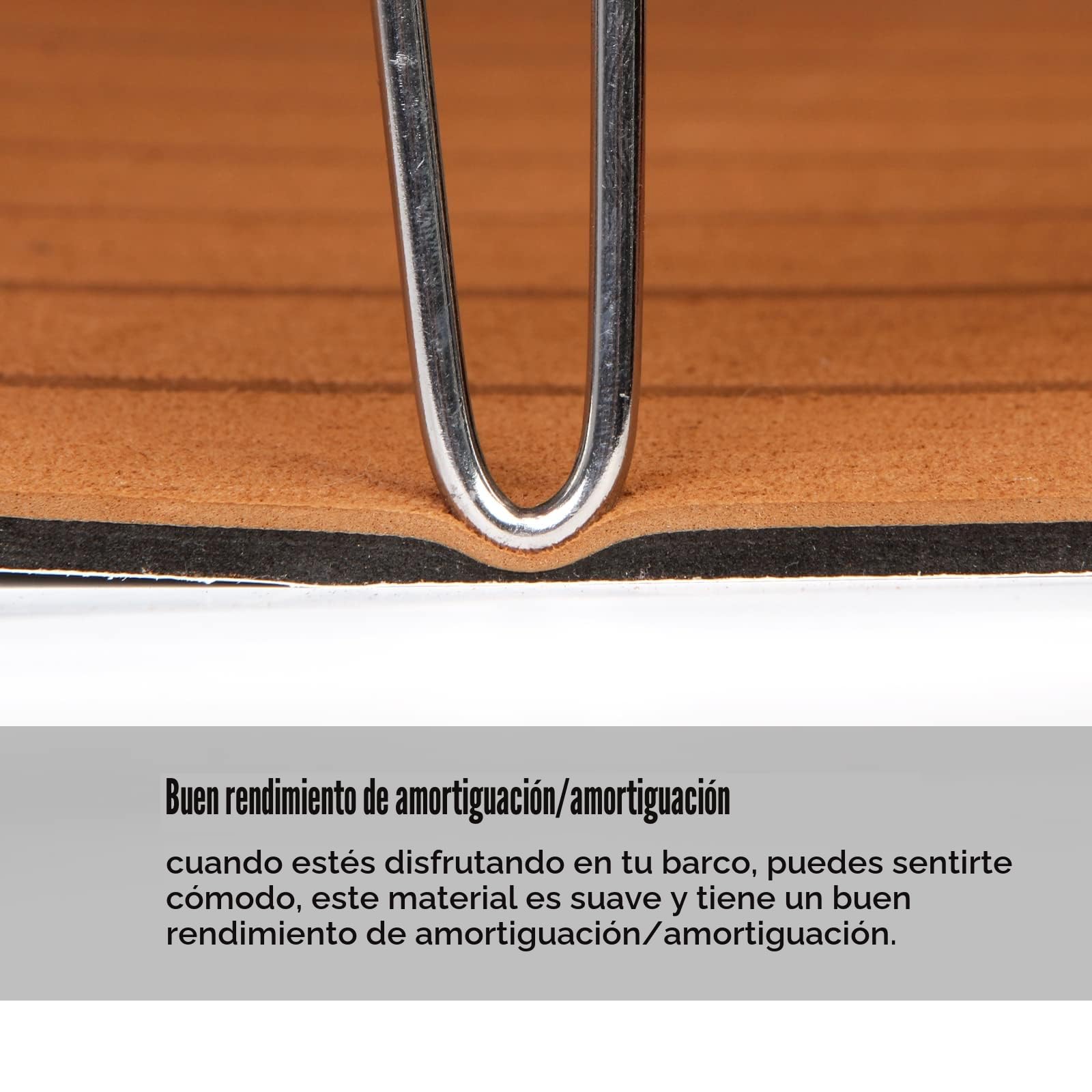 Teca Sintetica para Suelo de Espuma EVA, Hoja de Cubierta, Estera Antideslizante, Alfombra ​autoadhesiva Tapetes para Yates Kayak Marina RV-240x90cm