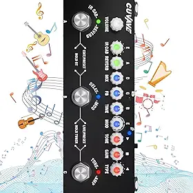 KINGSTER M-VAVE Cuvave cube baby guitarra pedaleira，com modelos de 9 AMP de carregamento 8 entradas IR CAB, Overdrive de distorção Reverb de retardo/delay Suporte Bluetooth 5.0 Para mesa de som