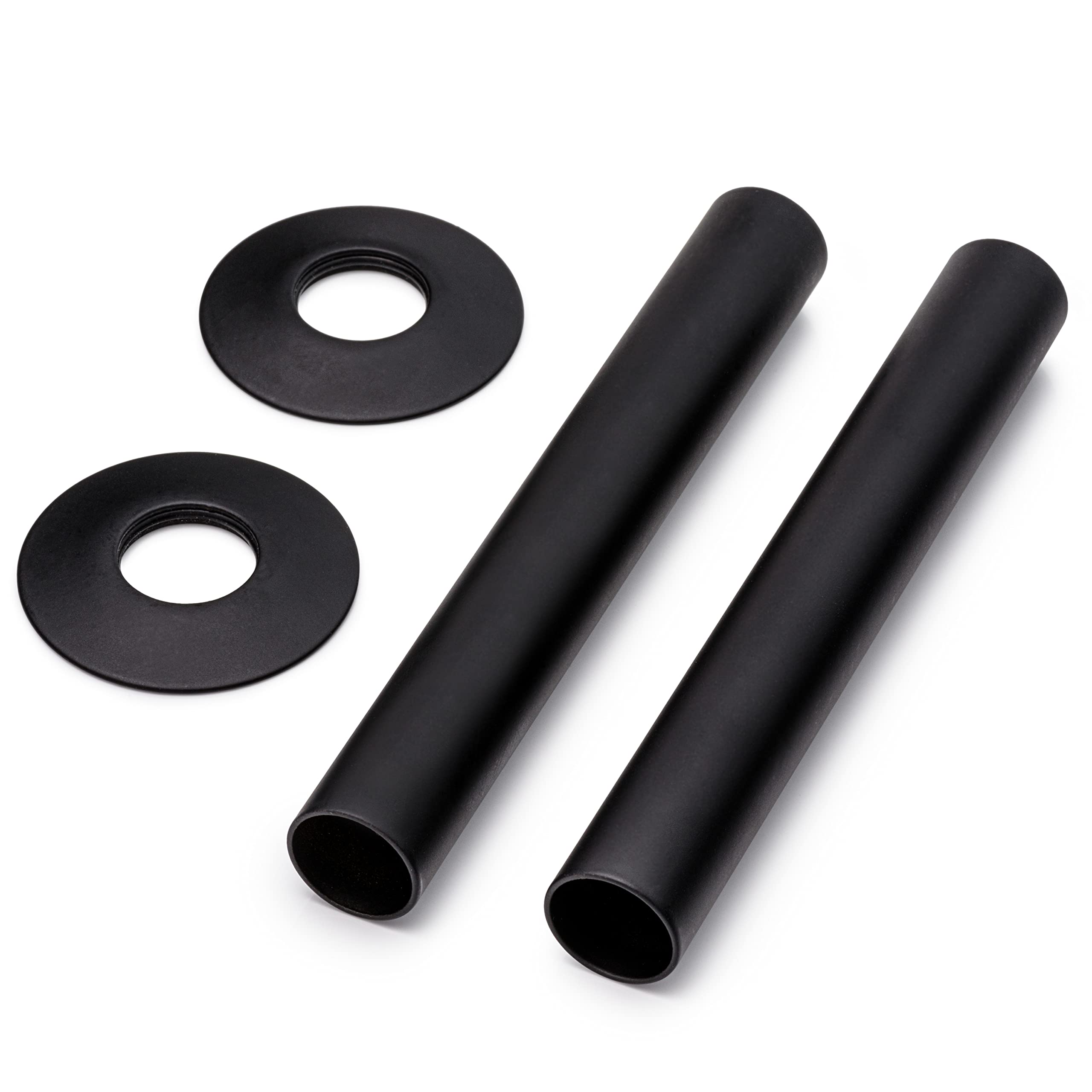 Sandy Beach Black Radiator Pipe Covers Sleeves & Collars (130mm x 18mm), 130 x 18mm - Image 4