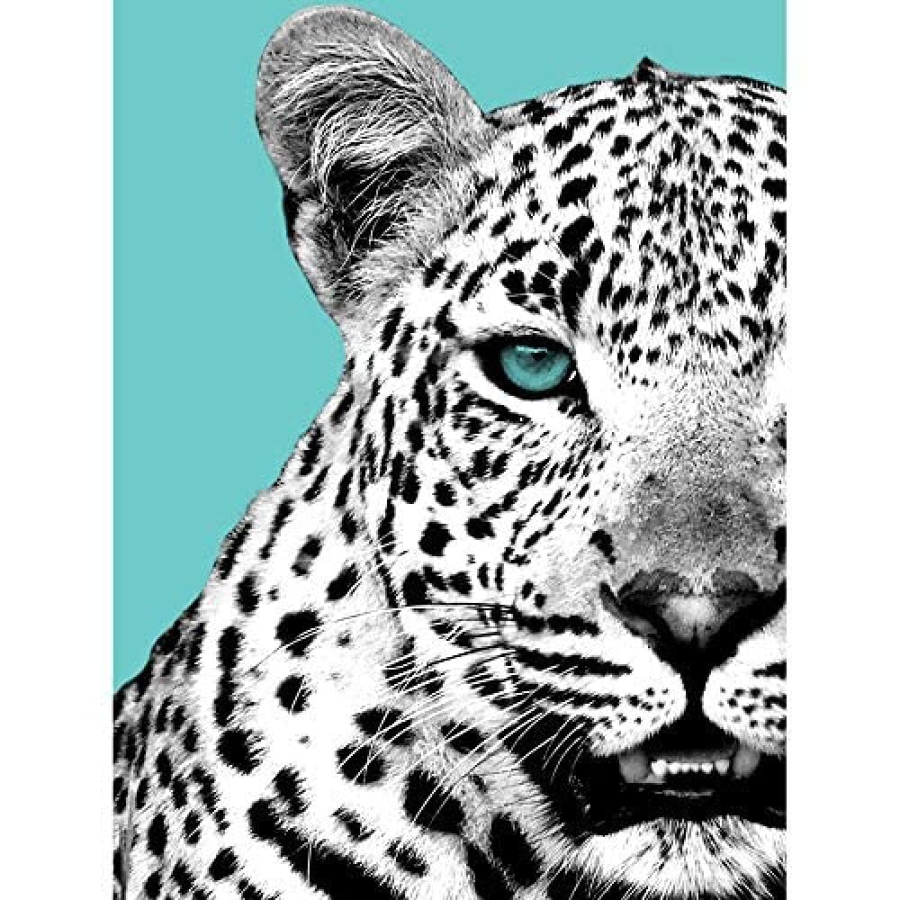 Wee Blue Coo Close up Beasties Leopard Unframed Art Print Poster Wall Decor 12x16 inch