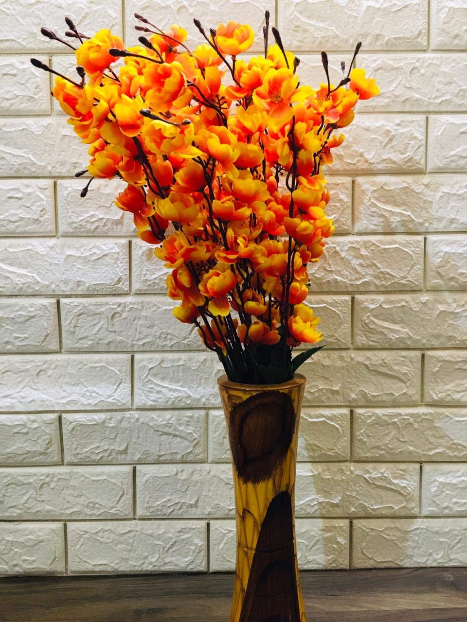 Amazon｜Coolkart 蘭の花 桜 桃の花束 花瓶用 ホームデコレーション