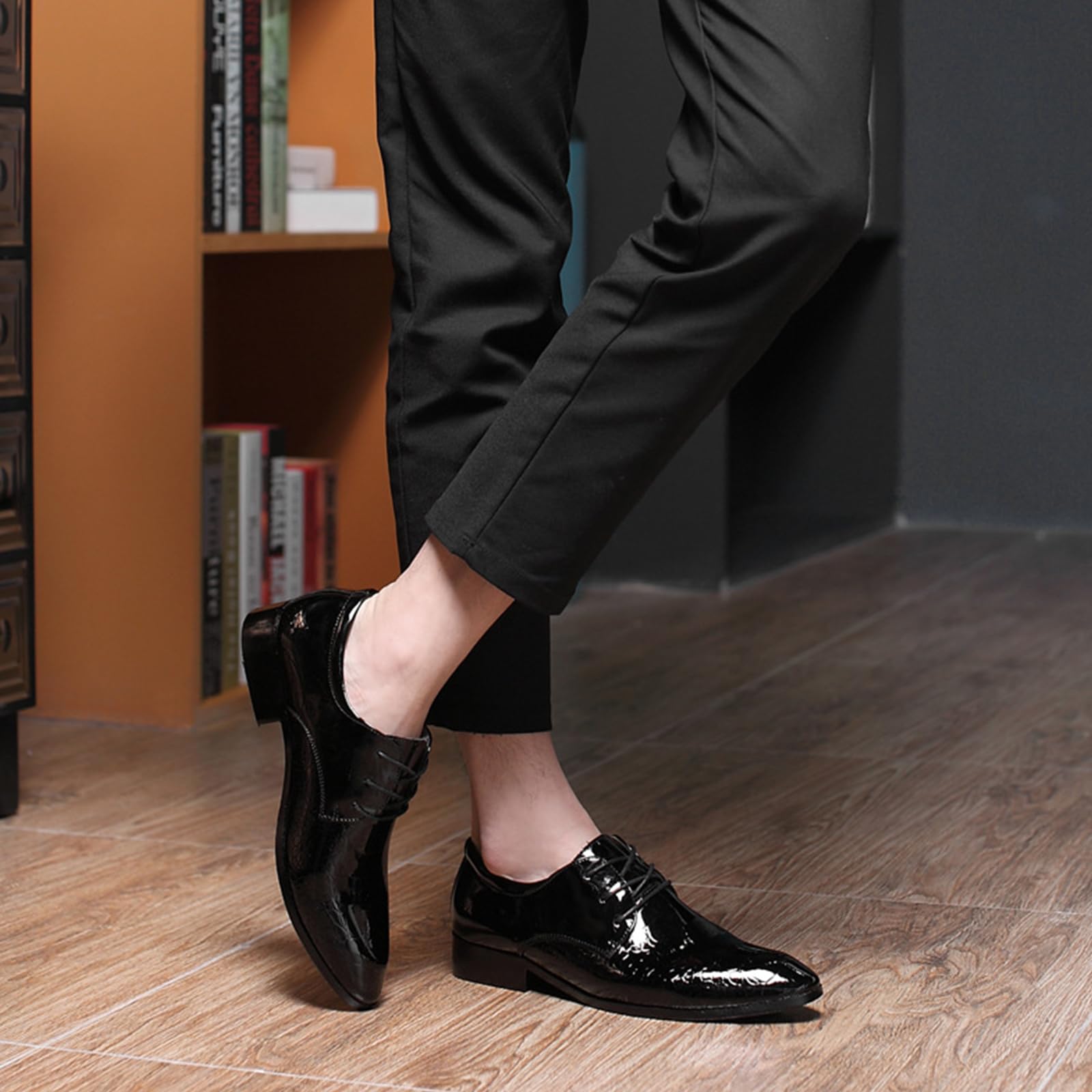 Scarpe Eleganti per Uomo | Traspiranti, Stringate, in Pelle, Moda, con Punta a Punta, Festa, Oxford