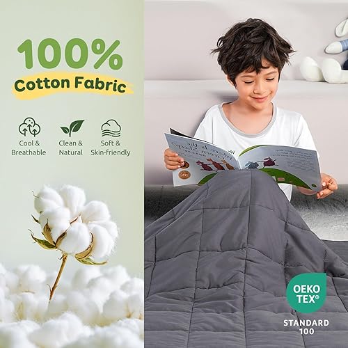 Vista 37 de Sivio - Manta infantil con peso para un mejor sueño Unicornio rosa