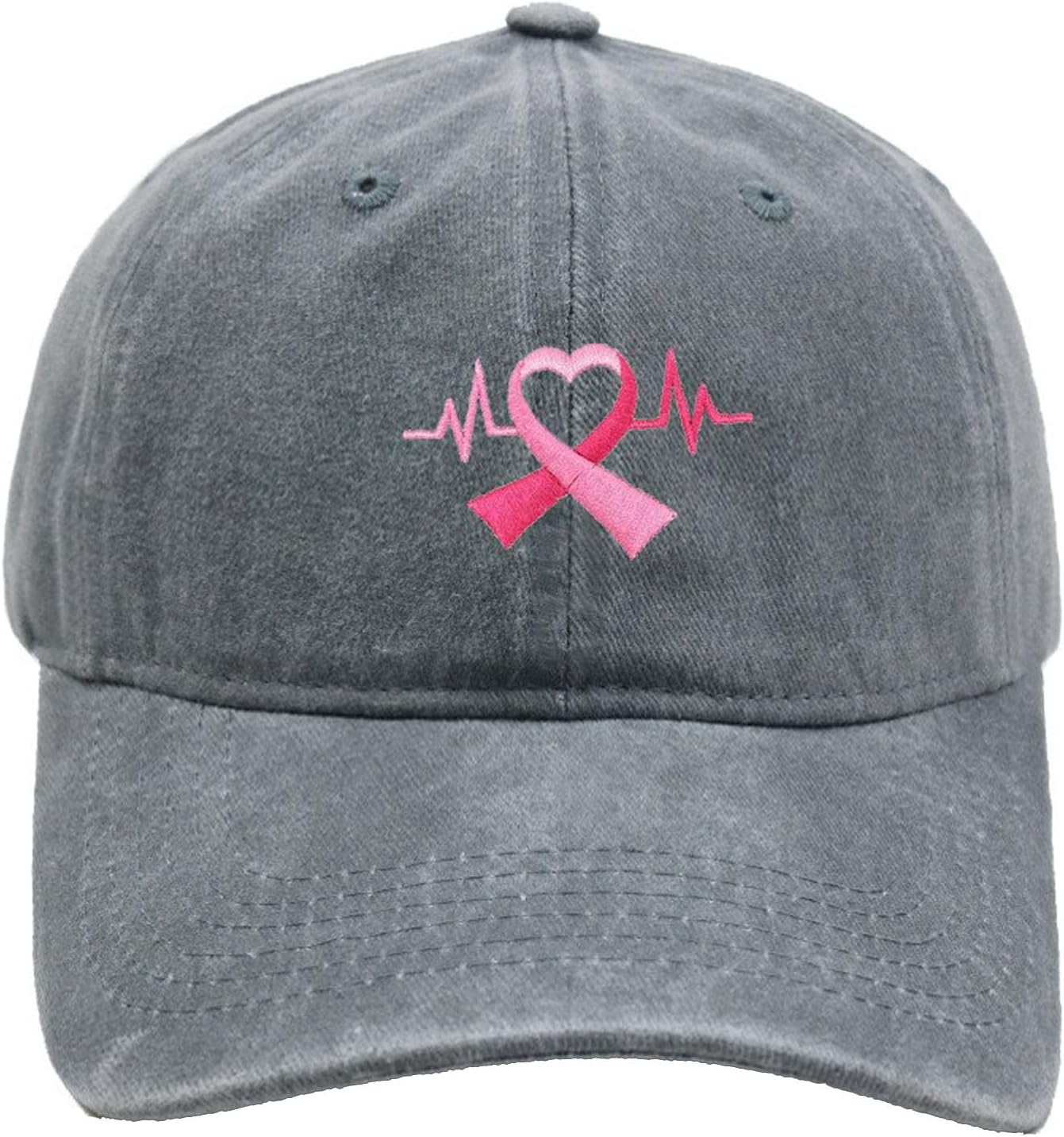 Casquette « En Octobre, Nous Portons Un Ruban Rose De Sensibilisation Au Cancer Du Sein Par Iamhereforyou