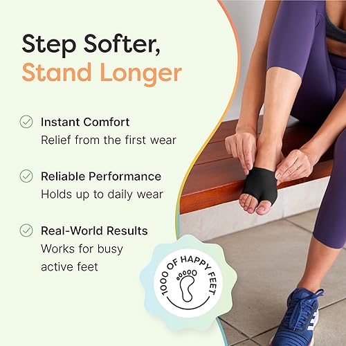 Miniatura 3 de ZenToes Almohadillas metatarsianas para hombres y mujeres, cojines para aliviar el dolor de bola de pie para samoiditis, metatarsalgia, neuroma de