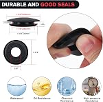Nilight Glad Poignées mains ensemble avec joints Mains lourdes Extension Gladhand Kit d'urgence & Frein de service Air Connecteurs d'attelage pour système de freinage semi-remorque 1 Paire, 2 Années de garantie