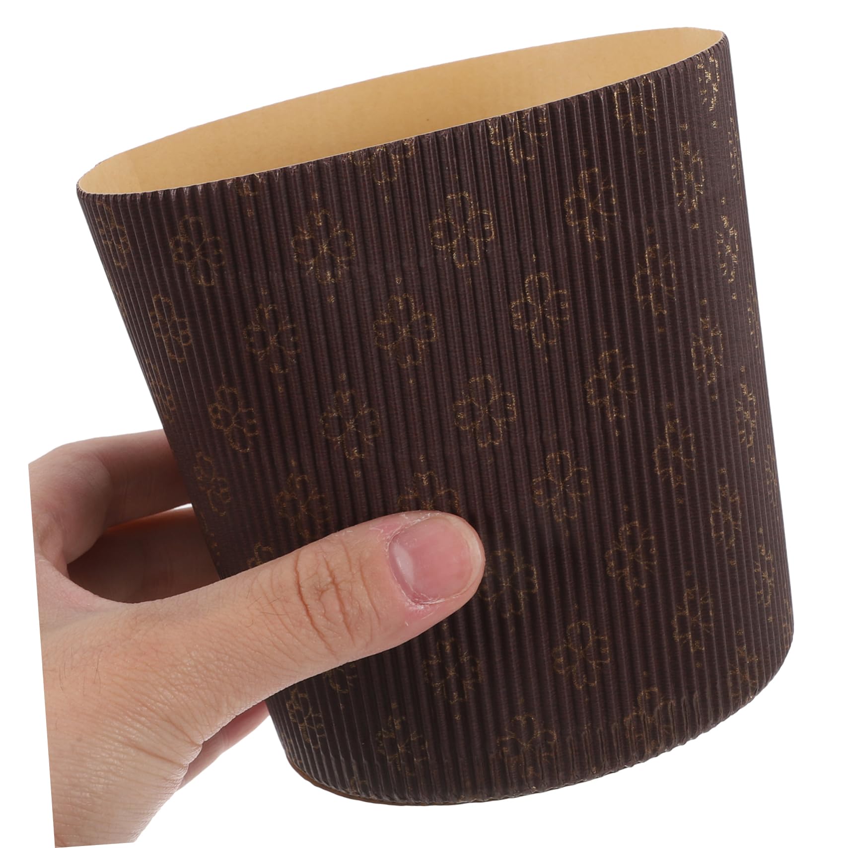 25piezas Papel Para Hornear Pasteles Panettone Moldes De Papel Resistentes Grasa y Agua Liners Italianos Para Cupcakes y Muffins Para Fiestas y Panadería Doméstica