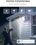 Reolink 3K 5MP Caméra Solaire, Vision Nocturne Couleur, Wi-FI 2.4/5GHz - 6