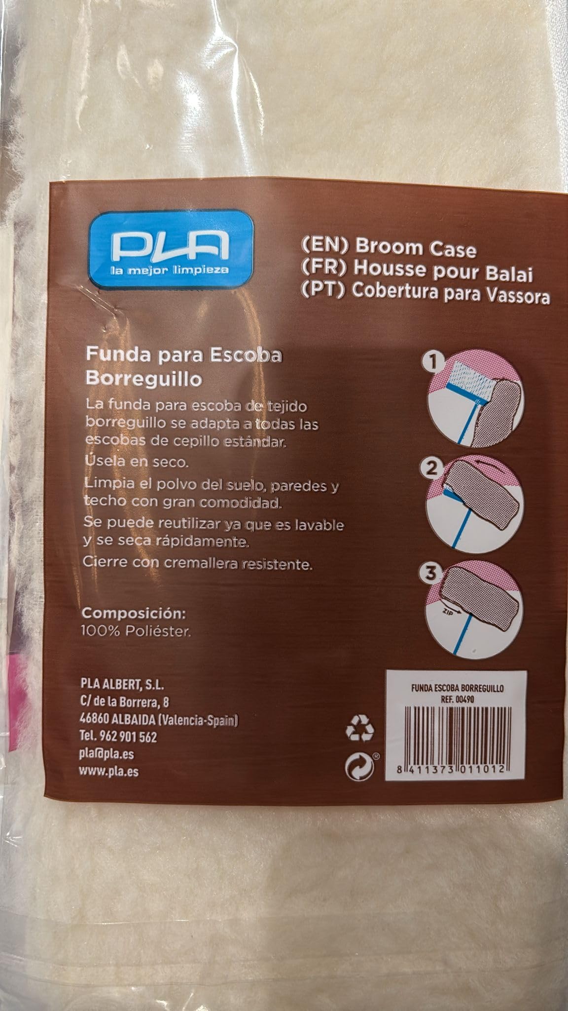Pla Pla Funda Borrego Para Cepillo 120 g