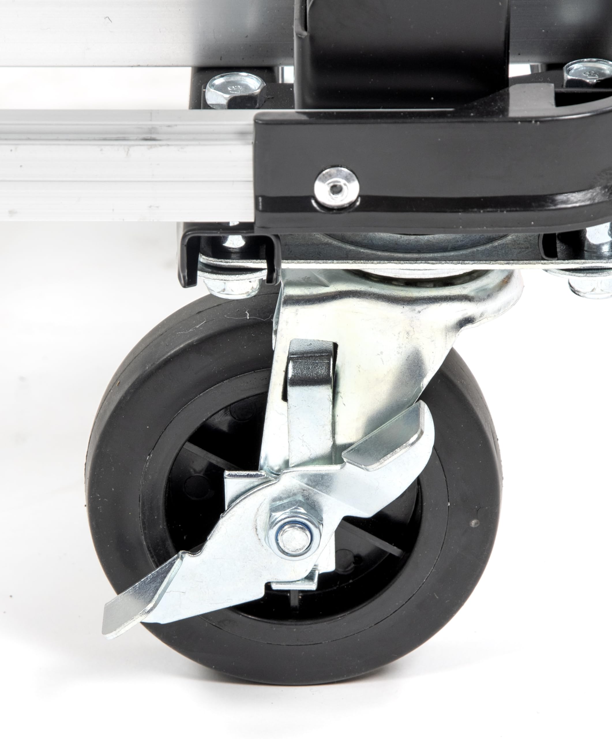 HEMMDAL Transportwagen mit offener Schaufel | 150 kg Tragkraft | HxB 95 x 42 cm | 71 cm Schaufeltiefe | faltbar | aus Stahl | Teleskop-Bügelgriff | Schwarz | platzsparend | Klappkarre