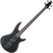 Ibanez Gio GSR200 Bass Guitar, Weathered Black