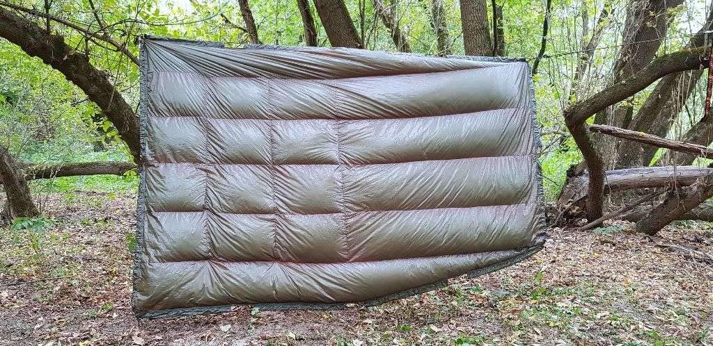 Bushmen Glow -2 Underquilt z recyklingowanego puchu do hamaka outdoorowego